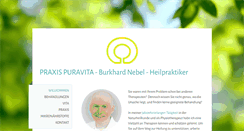 Desktop Screenshot of praxis-puravita.de